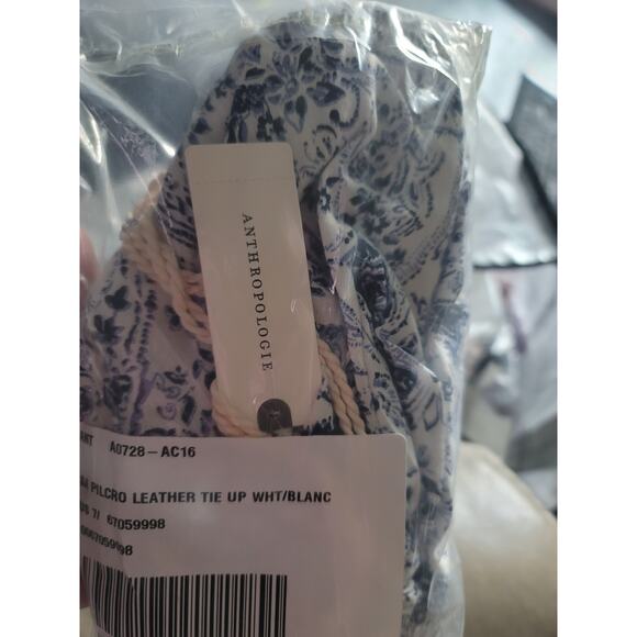 New Anthropologie Tie-Up Gladiator Dusty Pink Sandals - Size 7 - Picture 6 of 6